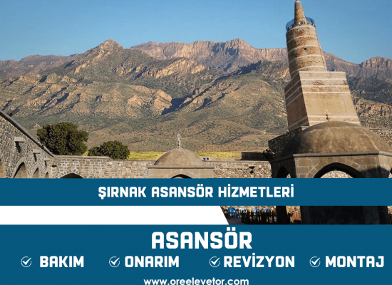 Şırnak Asansör Hizmetleri