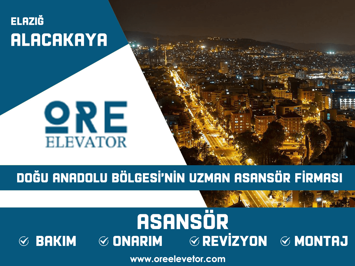 Elâzığ - Alacakaya Asansör Hizmetleri