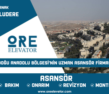 Şırnak - Uludere Asansör Hizmetleri