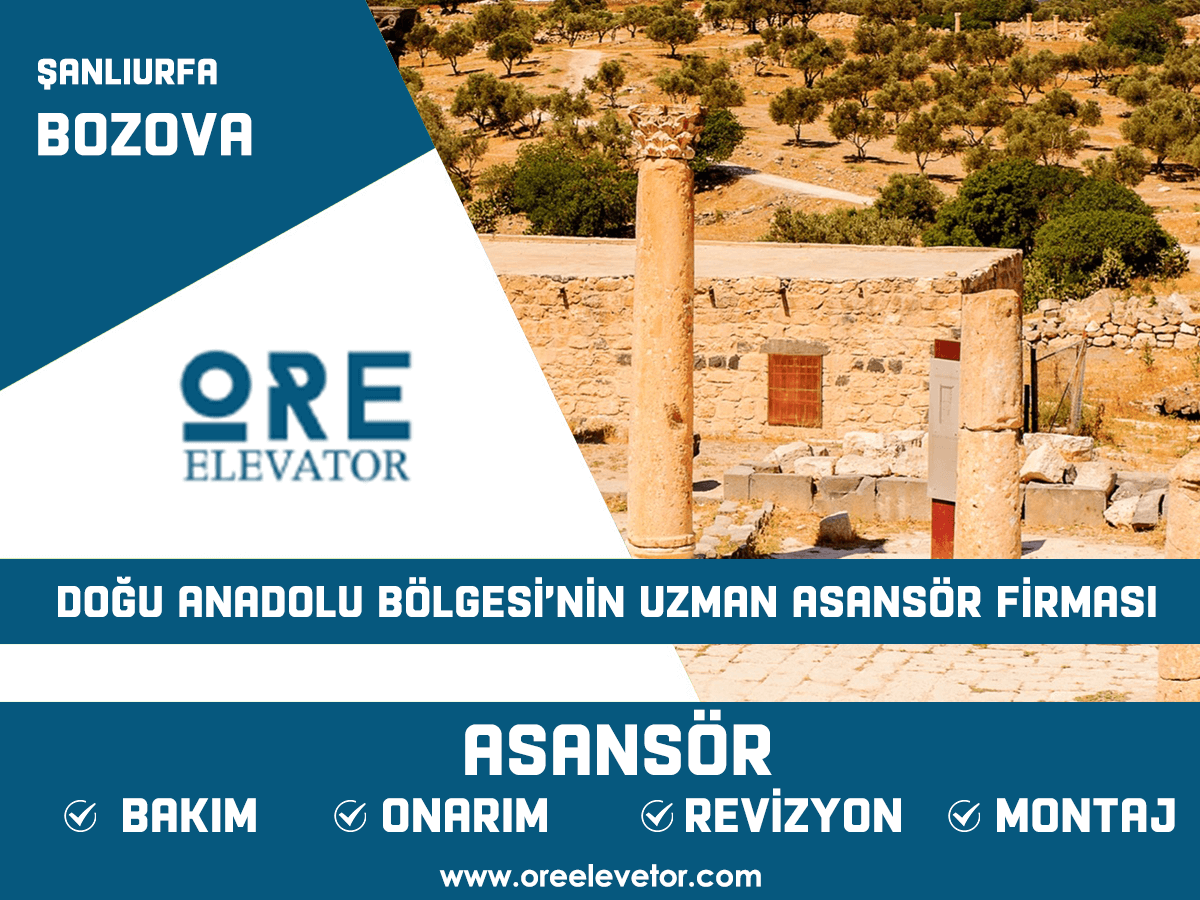 Şanlıurfa - Bozova Asansör Hizmetleri