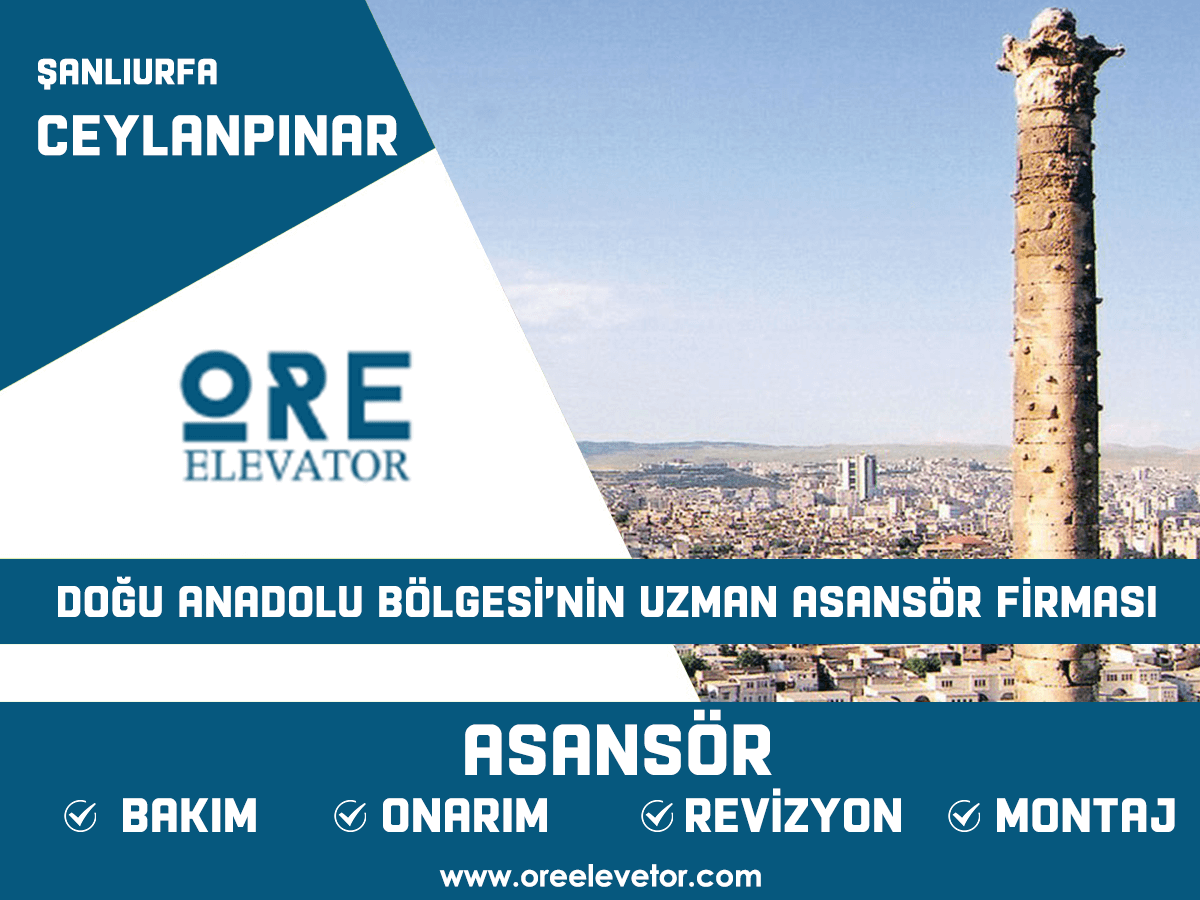 Şanlıurfa - Ceylanpınar Asansör Hizmetleri