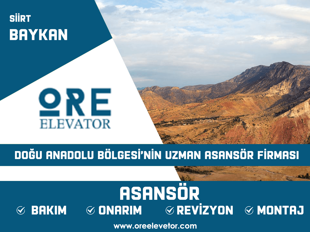 Siirt - Baykan Asansör Hizmetleri