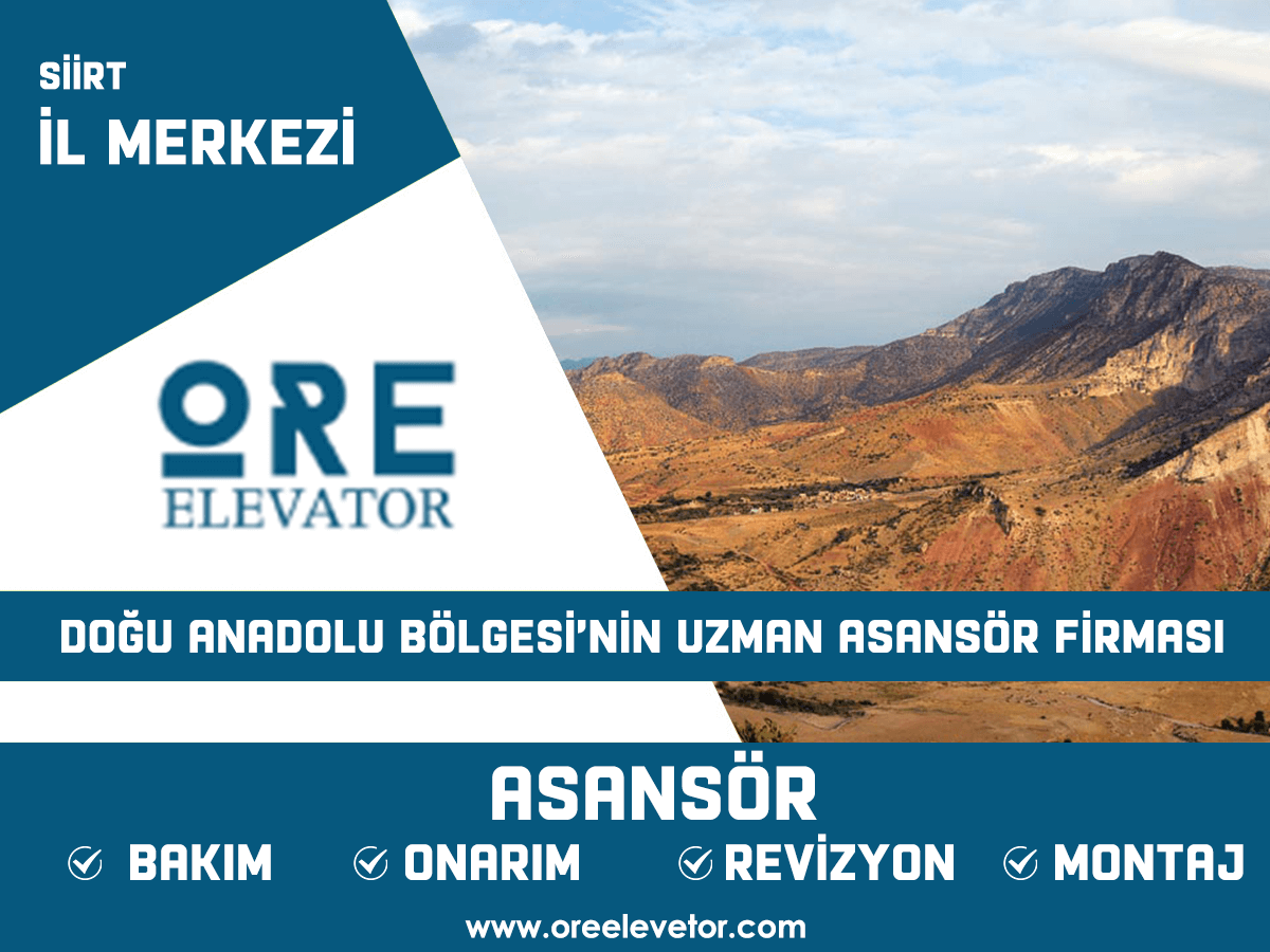 Siirt - İl Merkezi Asansör Hizmetleri