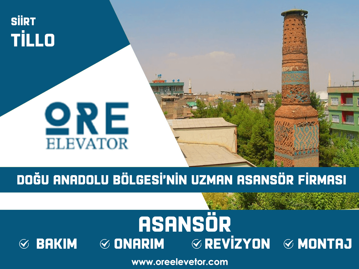 Siirt - Tillo Asansör Hizmetleri